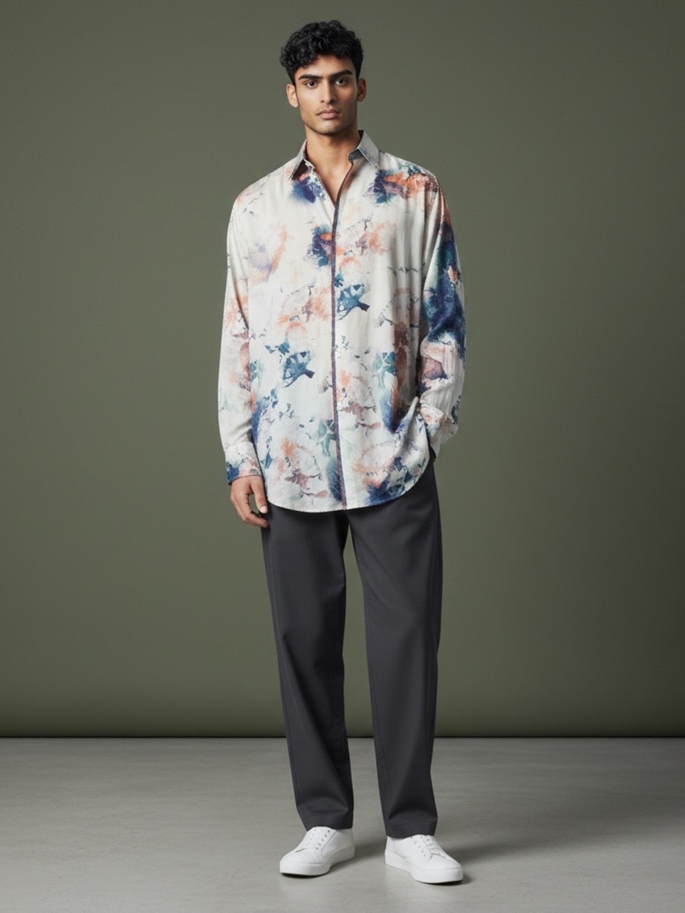 Robert Graham Men’s Multicolor Long Sleeve Button Down Shirt. Size XLT